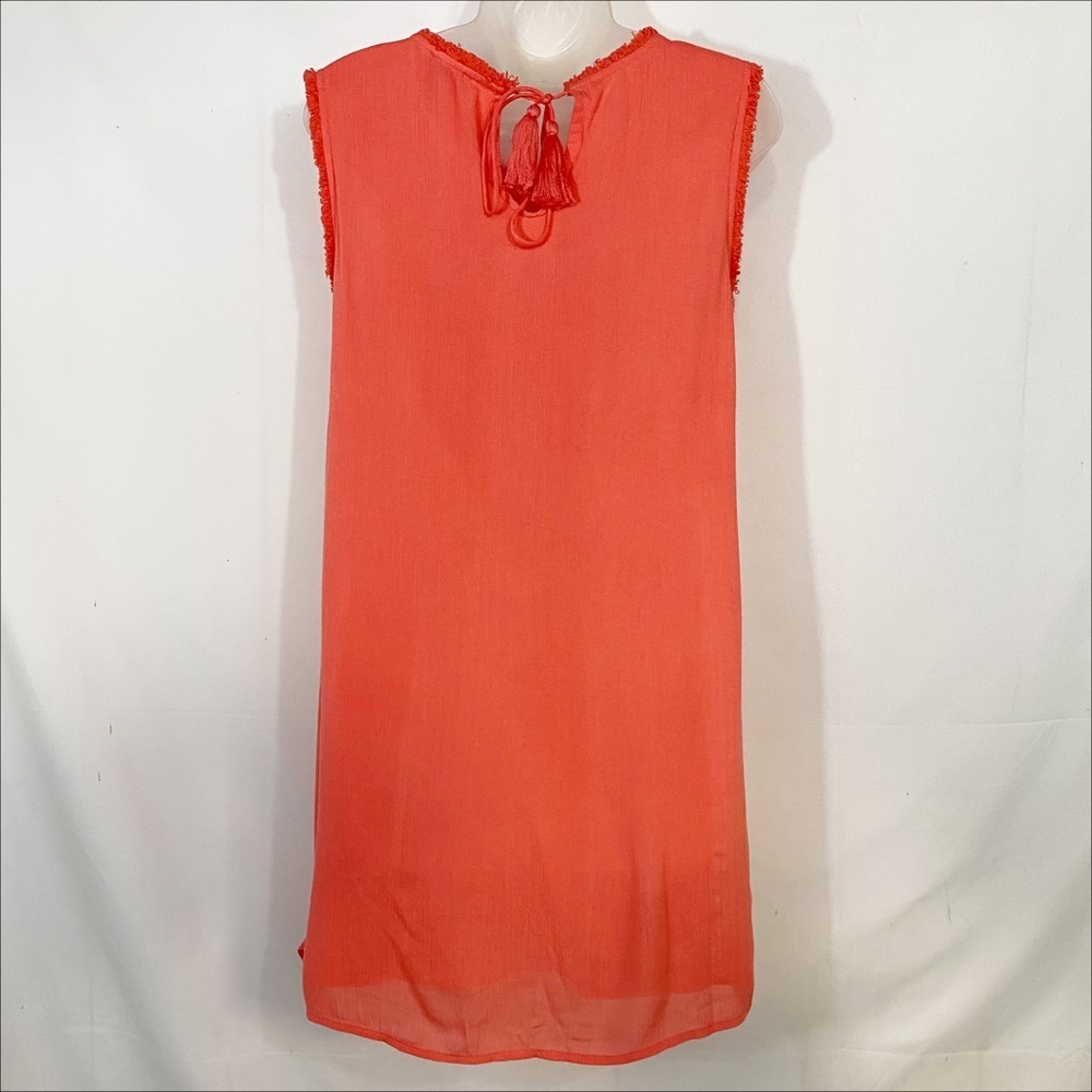 Tommy Bahama | Eyelet And Fringe Detail Dress - Vacation - Beachy - Boho - Picture 7 of 13